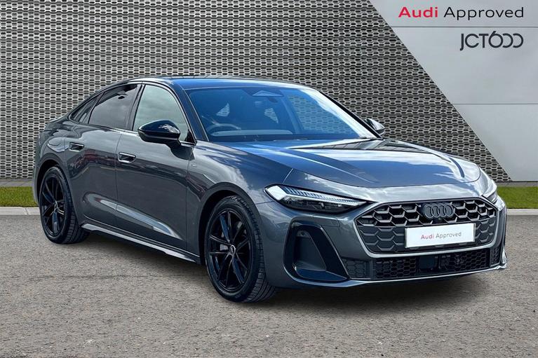 Used 2026 AUDI A5 2.0 e-hybrid 25.9kWh Black Edition Saloon 5dr Petrol Plug-in Hybrid S Tronic quattro Euro 6 (s/s) (299 ps) Grey at JCT600