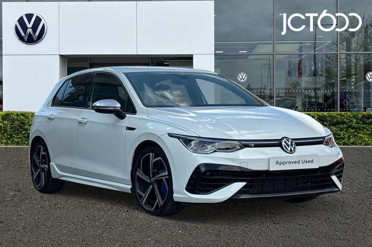 Used 2023 Volkswagen Golf 2.0 TSI R Hatchback 5dr Petrol DSG 4Motion Euro 6 (s/s) (320 ps) White at JCT600