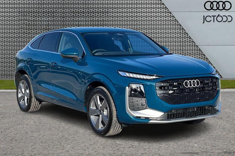 Used 2026 AUDI  Q3 Sportback S line e-hybrid 272 PS S tronic (Sound & Vision Pack) Malpelo Blue Metallic at JCT600