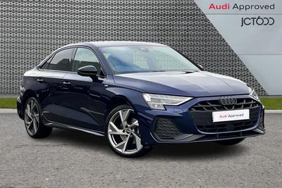 2025 AUDI A3 1.5 TFSI 35 Black Edition Saloon 4dr Petrol S Tronic Euro 6 (s/s) (150 ps) at JCT600