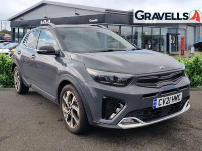 Used 2021 Kia STONIC 1.0 T-GDi MHEV GT-Line SUV 5dr Petrol Hybrid Manual Euro 6 (s/s) (118 bhp) Grey at Gravells