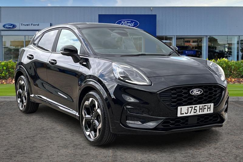 Black 2025 Ford Puma Coupe Automatic