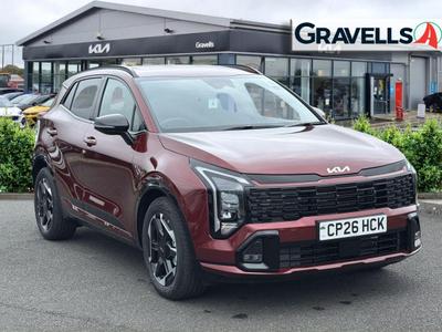 Used 2026 Kia SPORTAGE 1.6 T-GDi GT-Line SUV 5dr Petrol Manual Euro 6 (s/s) (147 bhp) magma red at Gravells