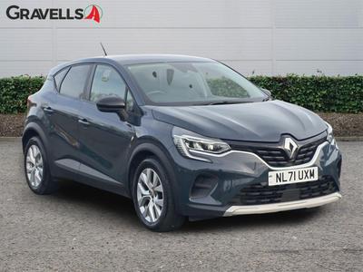 Used 2021 Renault CAPTUR 1.0 TCe Iconic SUV 5dr Petrol Manual Euro 6 (s/s) (90 ps) Blue at Gravells