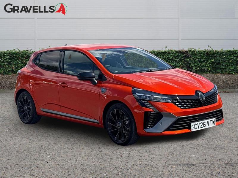 Orange 2026 Renault Clio Hatchback Front-wheel drive Manual