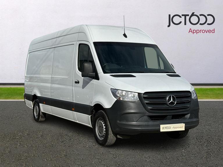 Used 2021 MERCEDES-BENZ Sprinter 2.1 314 CDI Progressive Panel Van 5dr Diesel Manual RWD L3 H2 Euro 6 (s/s) (143 ps) White at JCT600