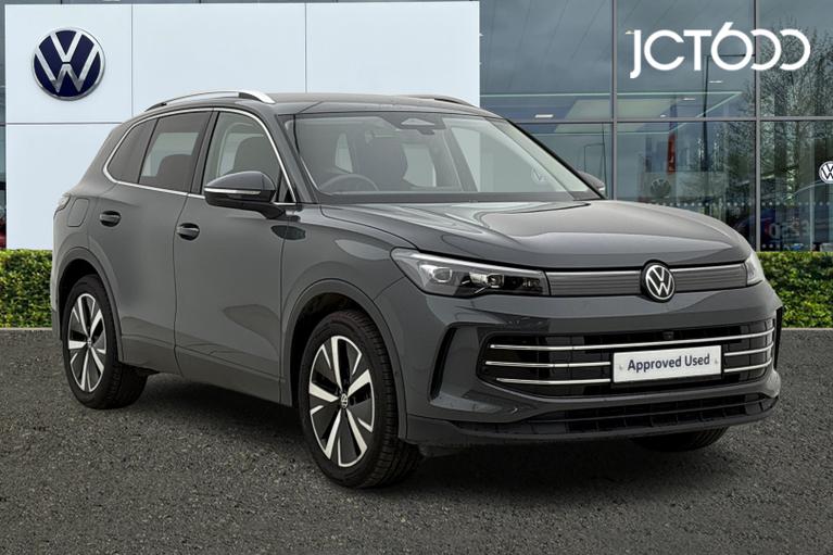 Used 2025 VOLKSWAGEN Tiguan 1.5 eTSI 150 Elegance 5dr DSG Dolphin Grey at JCT600
