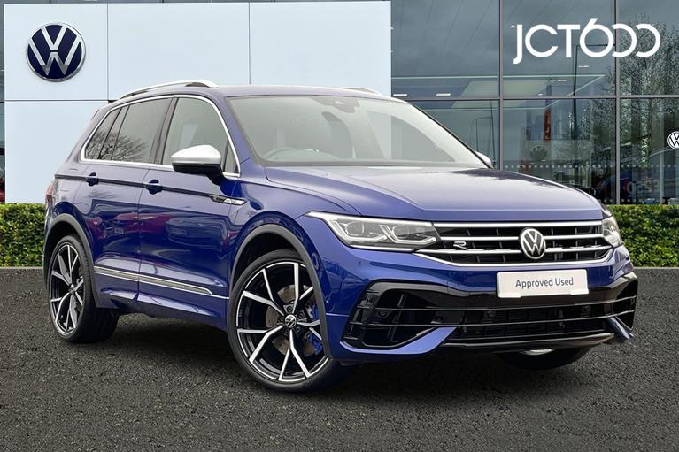 Used 2021 VOLKSWAGEN Tiguan R 2.0 TSI 320PS 7-Speed DSG 4Motion 5 Door Lapiz Blue at JCT600