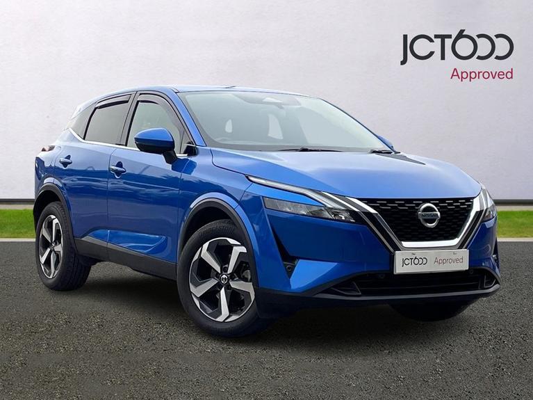 Used 2022 NISSAN Qashqai 1.3 DIG-T MHEV N-Connecta SUV 5dr Petrol Hybrid Manual Euro 6 (s/s) (140 ps) Blue at JCT600