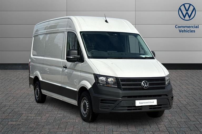 Used 2025 VOLKSWAGEN Crafter 2.0 TDI CR35 Commerce Panel Van 5dr Diesel Manual FWD MWB High Roof Euro 6 (s/s) (140 ps) Candy White at JCT600