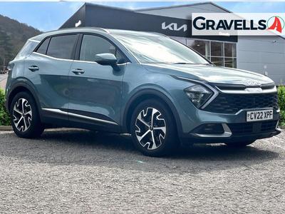Used 2022 Kia SPORTAGE 1.6 T-GDi 3 SUV 5dr Petrol Manual Euro 6 (s/s) (148 bhp) Grey at Gravells