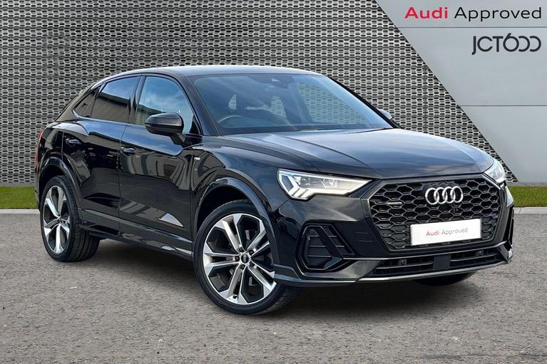 Used 2022 AUDI Q3 2.0 TFSI 40 Black Edition Sportback 5dr Petrol S Tronic quattro Euro 6 (s/s) (190 ps) Black at JCT600