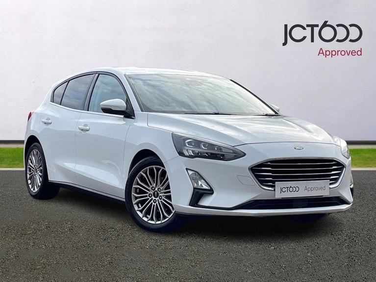 Used 2022 Ford Focus 1.0T EcoBoost Titanium X Edition Hatchback 5dr Petrol Manual Euro 6 (s/s) (125 ps) White at JCT600