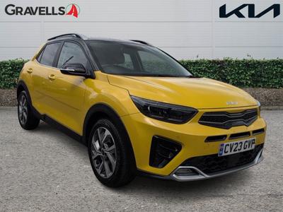 Used 2023 Kia STONIC 1.0 T-GDi MHEV GT-Line S SUV 5dr Petrol Hybrid Manual Euro 6 (s/s) (118 bhp) Yellow at Gravells