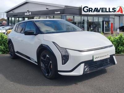 Used 2026 Kia EV4 81.4kWh GT-Line Hatchback 5dr Electric Auto (201 bhp) Fusion White at Gravells