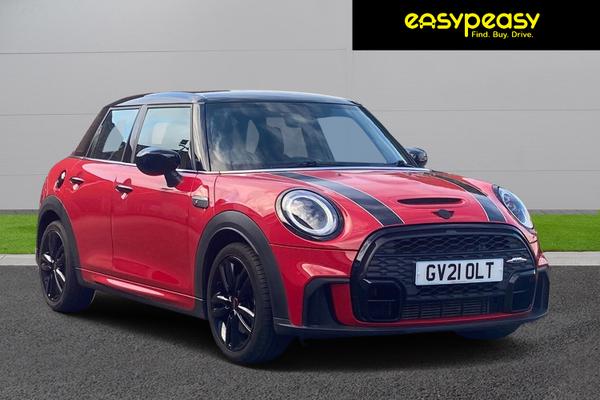 Used 2021 MINI HATCHBACK 2.0 Cooper S Sport 5dr Auto Red/ Black Roof at easypeasy