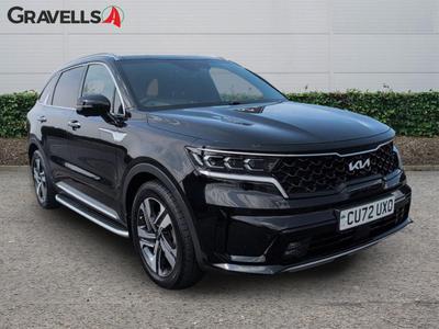 Used 2022 Kia SORENTO 1.6 h T-GDi 4 SUV 5dr Petrol Hybrid Auto AWD Euro 6 (s/s) (226 bhp) Black at Gravells