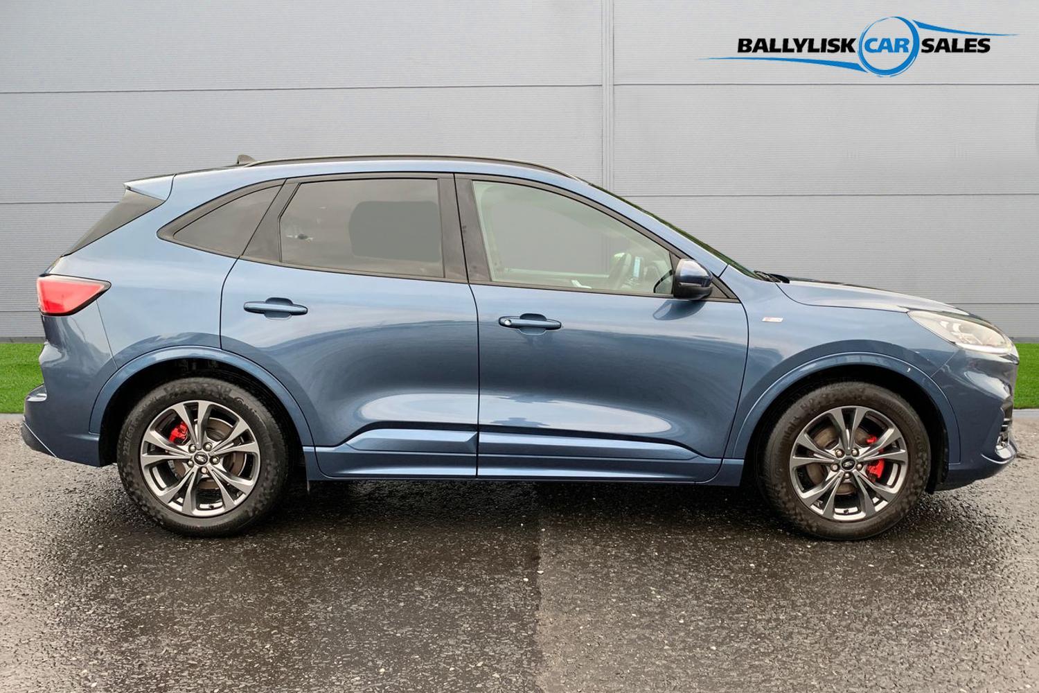 2021 Ford Kuga 1.5T EcoBoost 150PS ST-Line Edition in Chrome Blue with only 17K - vehicle photo 3 for sale on PureCar
