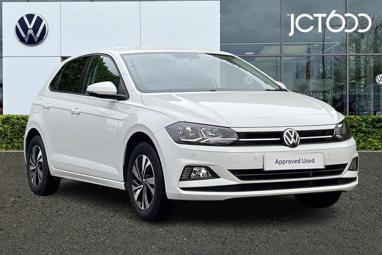 Used 2021 VOLKSWAGEN Polo Match 1.0 TSI 95PS 5-speed Manual Pure White at JCT600