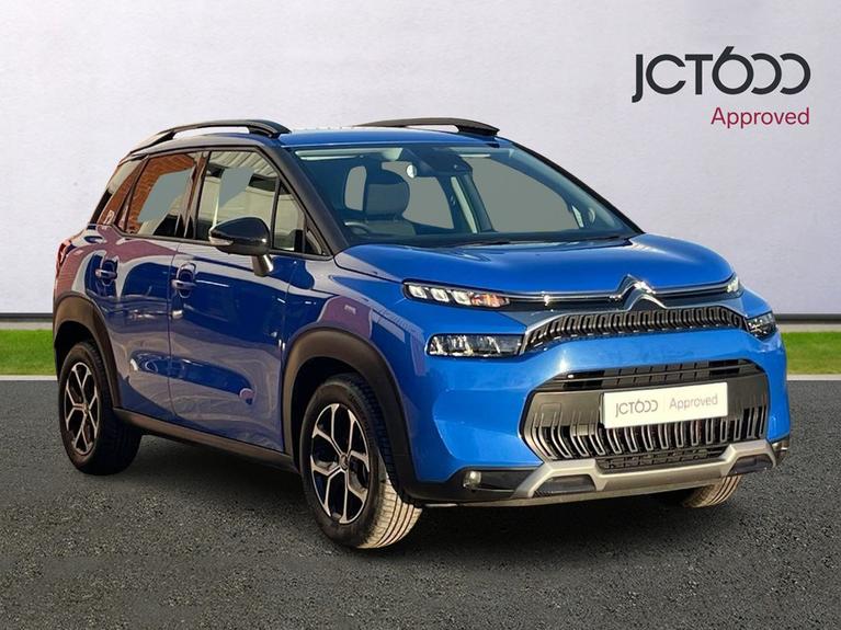 Used 2024 CITROEN C3 Aircross 1.2 PureTech PLUS SUV 5dr Petrol Manual Euro 6 (s/s) (110 ps) Blue at JCT600