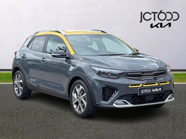 Used 2021 Kia Stonic 1.0 T-GDi MHEV GT-Line S SUV 5dr Petrol Hybrid Manual Euro 6 (s/s) (118 bhp) Grey at JCT600