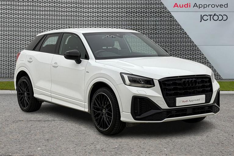 Used 2024 AUDI Q2 1.0 TFSI 30 Black Edition SUV 5dr Petrol Manual Euro 6 (s/s) (116 ps) White at JCT600