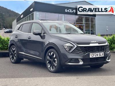 Used 2024 Kia SPORTAGE 1.6 T-GDi 13.8kWh 3 SUV 5dr Petrol Plug-in Hybrid Auto AWD Euro 6 (s/s) (241 bhp) Grey at Gravells
