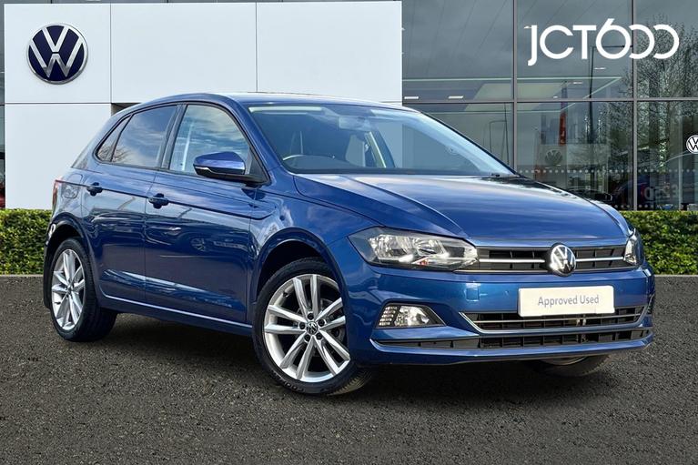 Used 2021 VOLKSWAGEN Polo Match 1.0 TSI 95PS 5-speed Manual 5 Door Reef Blue at JCT600