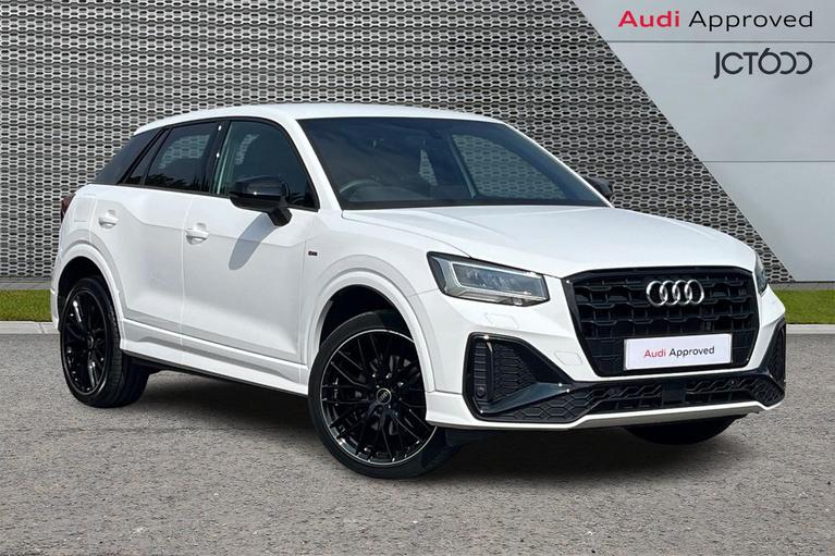 Used 2023 AUDI Q2 1.5 TFSI CoD 35 Black Edition SUV 5dr Petrol S Tronic Euro 6 (s/s) (150 ps) White at JCT600