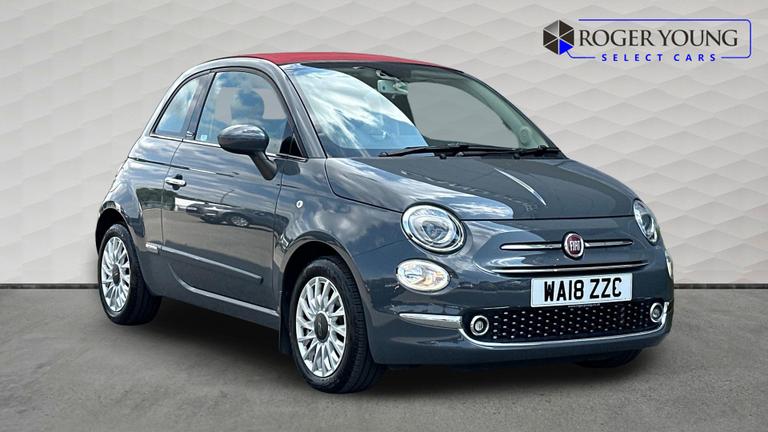 Used 2018 Fiat 500C 1.2 Lounge Convertible Grey at Roger Young