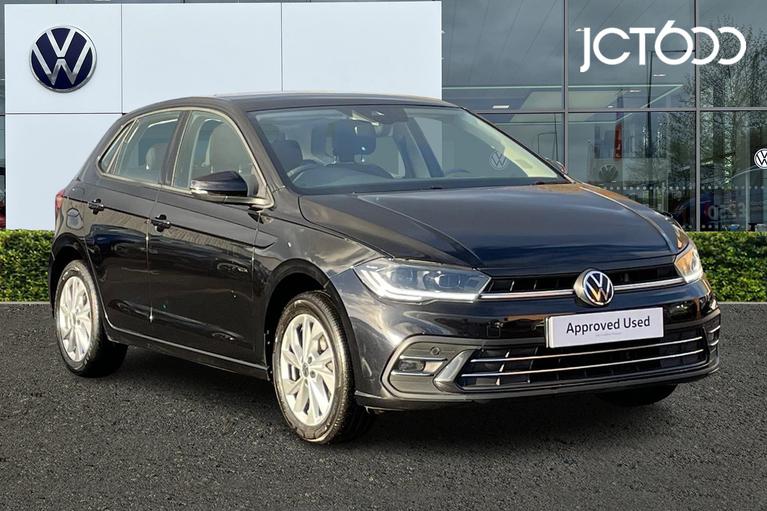 Used 2021 VOLKSWAGEN Polo 1.0 TSI Style 5dr Deep Black at JCT600