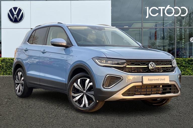 Used 2024 VOLKSWAGEN T-Cross Style 1.0 TSI 115PS 6-speed Manual 5 Door Clear Blue at JCT600