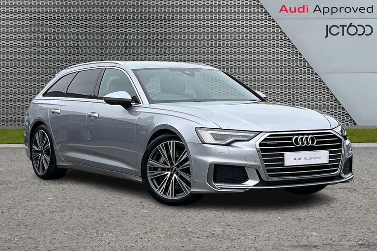 Used 2022 AUDI A6 2.0 TFSIe 50 S line Estate 5dr Petrol Plug-in Hybrid S Tronic quattro Euro 6 (s/s) 17.9kWh (299 ps) Silver at JCT600