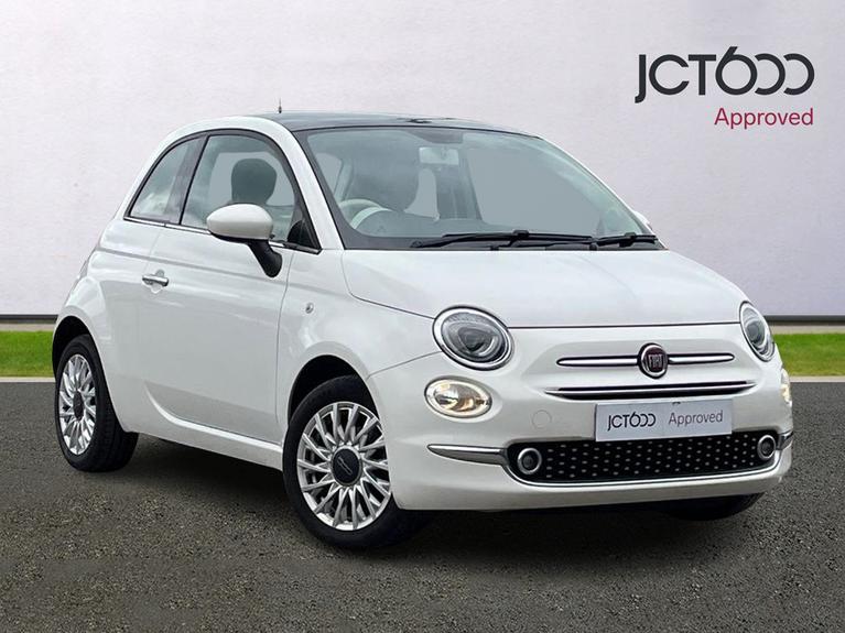 Used 2016 FIAT 500 1.2 Lounge Hatchback 3dr Petrol Manual Euro 6 (s/s) (69 bhp) White at JCT600