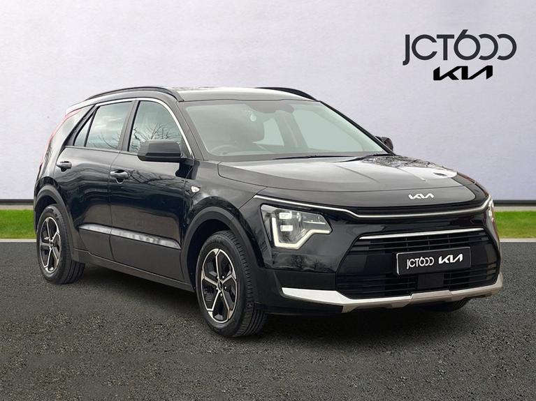 Used 2022 KIA Niro 1.6h GDi 2 SUV 5dr Petrol Hybrid DCT Euro 6 (s/s) (139 bhp) Black at JCT600