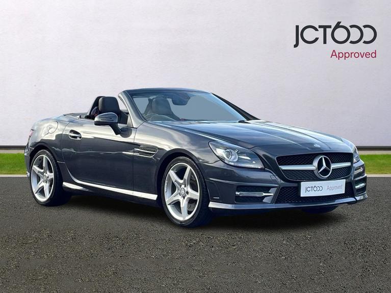 Used 2015 MERCEDES-BENZ SLK 2.1 SLK250 CDI AMG Sport Convertible 2dr Diesel G-Tronic+ Euro 5 (s/s) (204 ps) Grey at JCT600