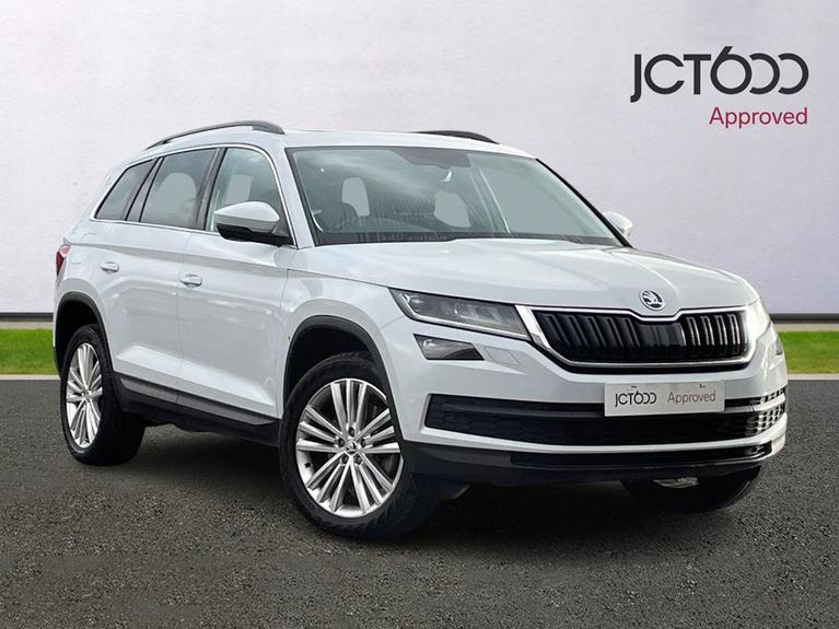 Used 2020 ŠKODA Kodiaq 2.0 TDI SE L SUV 5dr Diesel DSG 4WD Euro 6 (s/s) (7 Seat) (200 ps) White at JCT600