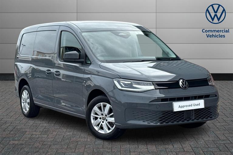 Used 2025 VOLKSWAGEN Caddy Maxi C20 Cargo Commerce Pro 122ps DSG Pure Grey at JCT600