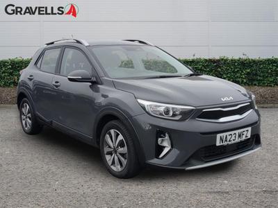 Used 2023 Kia STONIC 1.0 T-GDi 2 SUV 5dr Petrol Manual Euro 6 (s/s) (99 bhp) Grey at Gravells