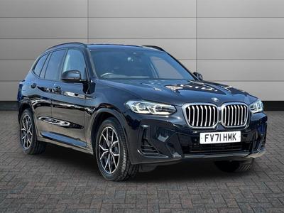 Used 2021 BMW X3 2.0 20i MHT M Sport SUV 5dr Petrol Hybrid Auto xDrive Euro 6 (s/s) (184 ps) at Sinclair Direct