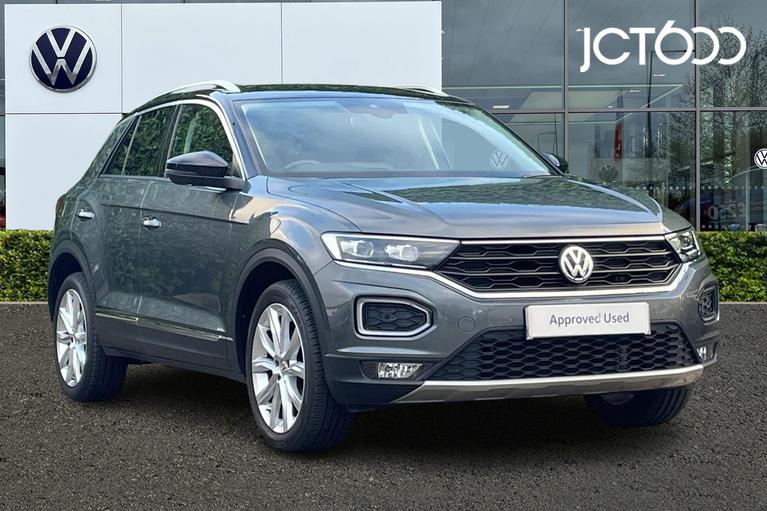 Used 2019 VOLKSWAGEN T-Roc SEL 1.5 TSI 150PS EVO 6-speed Manual Indium Grey at JCT600