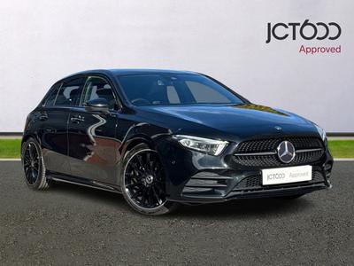 2023 MERCEDES-BENZ A Class 1.3 A180 AMG Line Night Edition (Premium Plus) Hatchback 5dr Petrol 7G-DCT Euro 6 (s/s) (136 ps) at JCT600