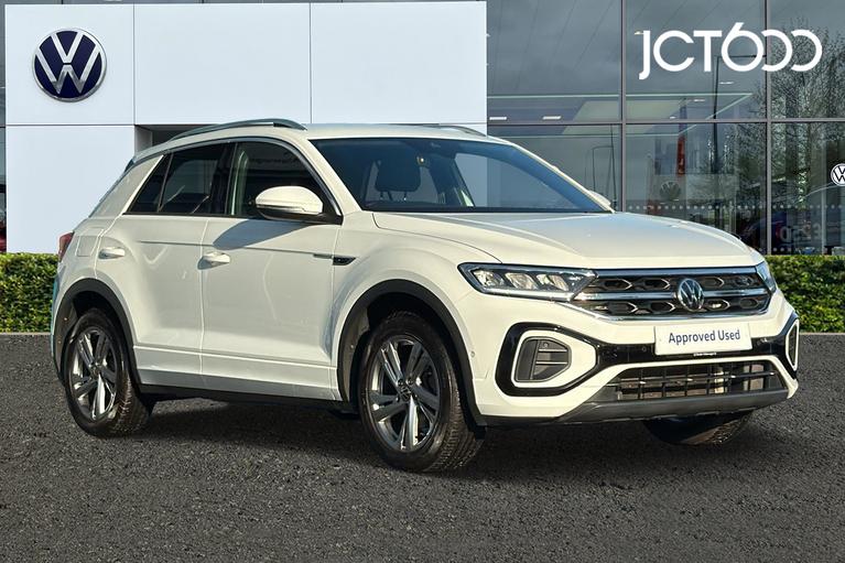 Used 2022 Volkswagen T-Roc 1.5 TSI R-Line SUV 5dr Petrol DSG Euro 6 (s/s) (150 ps) White at JCT600