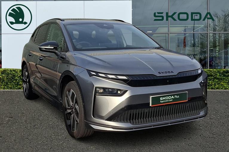 Used 2025 Skoda ENYAQ 210kW 85x Sportline 82kWh 4x4 5dr Auto Graphite Grey Metallic at JCT600