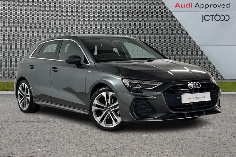 Used 2026 AUDI A3 1.5 TFSI S line Sportback 5dr Petrol S Tronic Euro 6 (s/s) (150 ps) Grey at JCT600