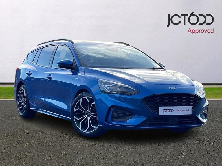 Used 2019 Ford Focus 2.0 EcoBlue ST-Line X Estate 5dr Diesel Auto Euro 6 (s/s) (150 ps) Blue at JCT600