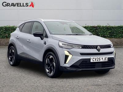 Used 2025 Renault CAPTUR 1.6 E-TECH techno SUV 5dr Petrol Hybrid Auto Euro 6 (s/s) (145 ps) Crmc Grey Mtlc at Gravells