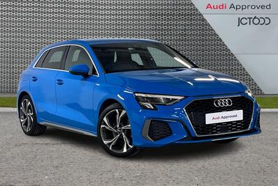 2023 AUDI A3 1.5 TFSI 35 S line Sportback 5dr Petrol S Tronic Euro 6 (s/s) (150 ps) at JCT600