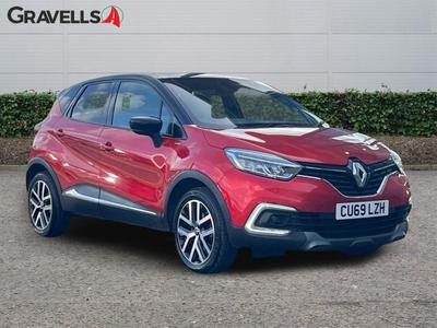 Used 2019 Renault CAPTUR 1.3 TCe ENERGY S Edition SUV 5dr Petrol Manual Euro 6 (s/s) (130 ps) Flame Red with Diamond Black r at Gravells