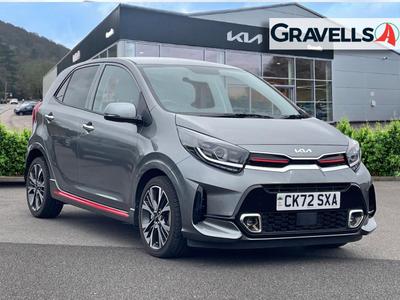 Used 2022 Kia PICANTO 1.0 T-GDi GT-Line S Hatchback 5dr Petrol Manual Euro 6 (s/s) (99 bhp) ASTRO GREY at Gravells